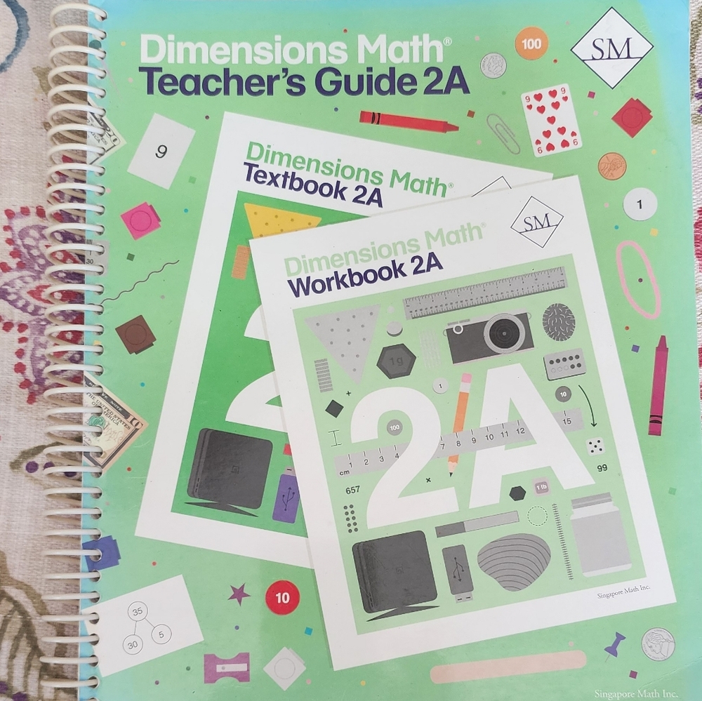 Singapore dimensions Math teachers  guide 2A